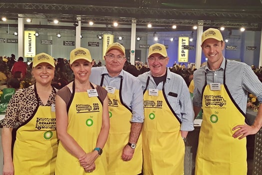 Leading lawyers join industry leaders to cook for those in need