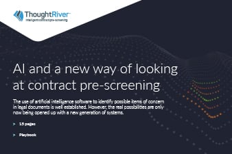 AI and a new way of looking at contract pre-screening
