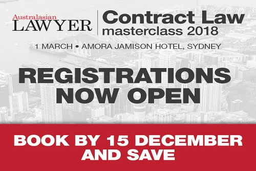 Build your knowledge of contract law in 2018