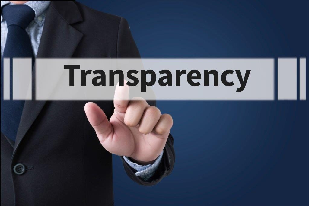 The one-step solution to achieving transparency