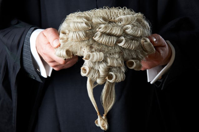 Man sentenced after night in court dressed as a barrister