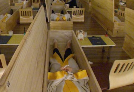 Far out Friday: Fake funerals held for stressed-out employees