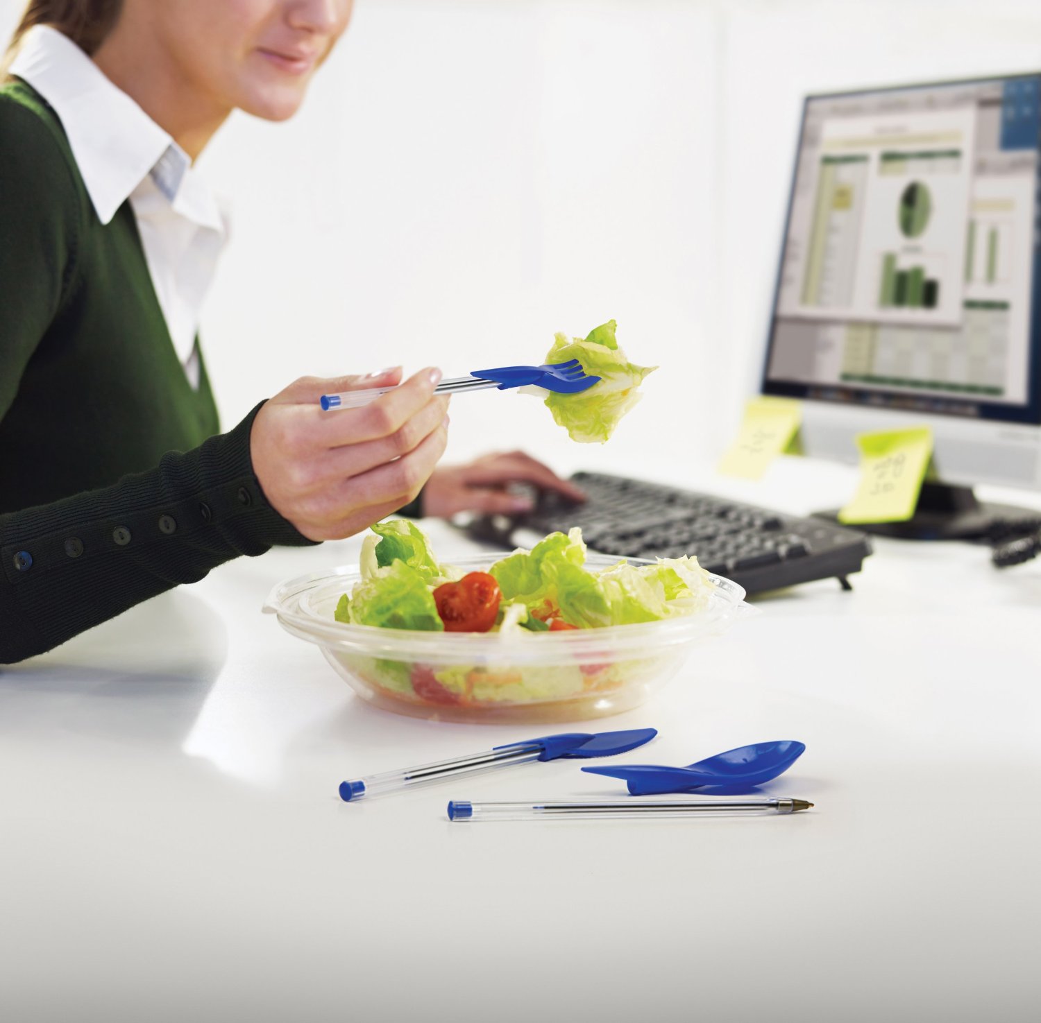 Eating at your desk? At least do it in style 
