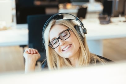 Are you more productive when listening to music?