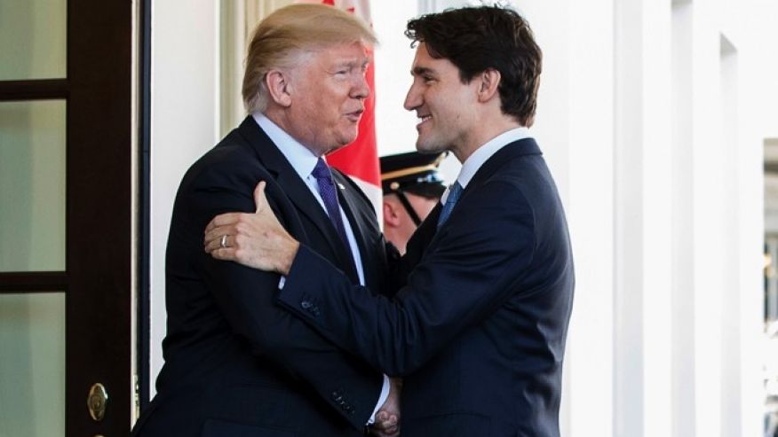 Trump and Trudeau discuss women in the workforce