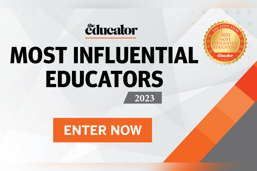 The Educator's 2023 Most Influential Educators list – entries now open