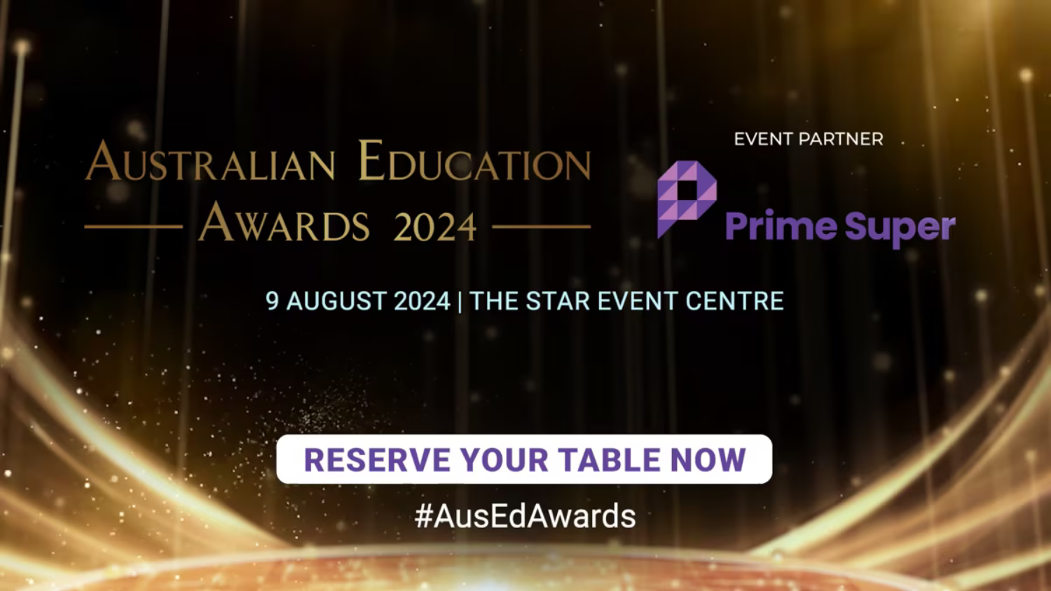 Join us for an unforgettable night at the Australian Education Awards 2024