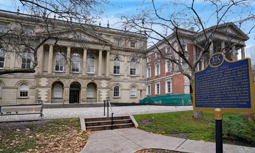 Law Society of Ontario rejects Metrolinx's expropriation of Osgoode Hall