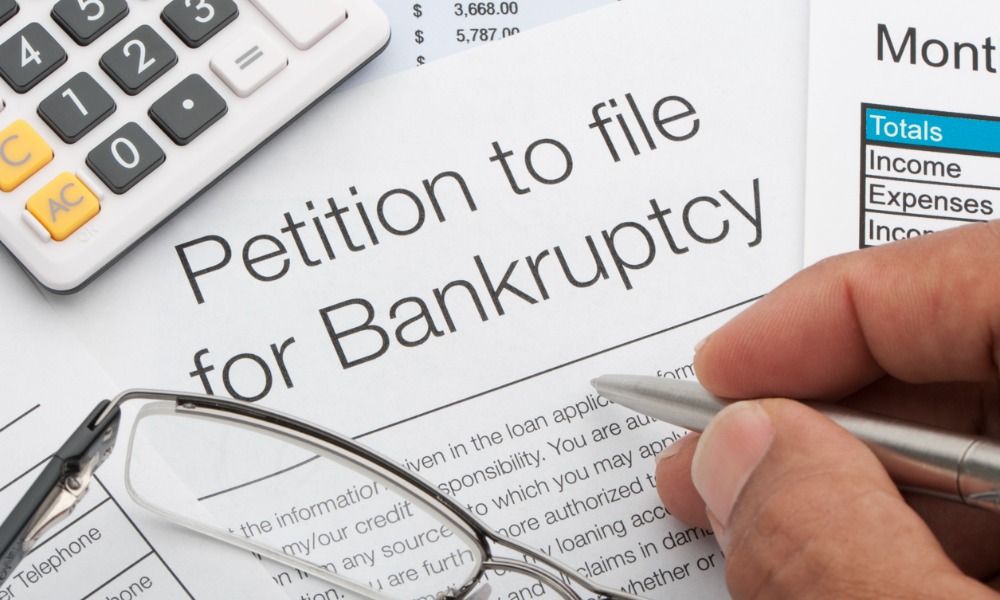 Ontario Superior Court grants bankruptcy order over unsettled million-dollar debt