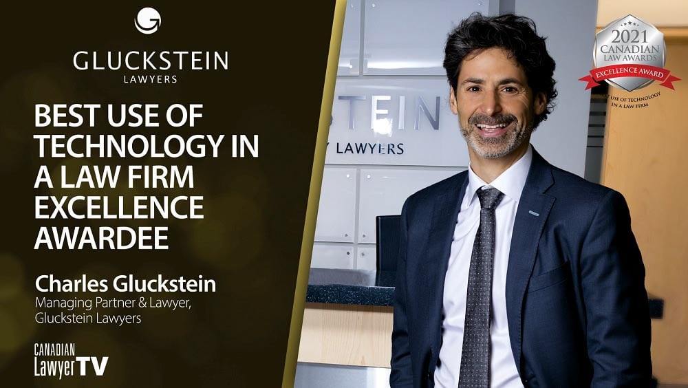 Award winner Charles Gluckstein on deploying advanced technology to improve legal services