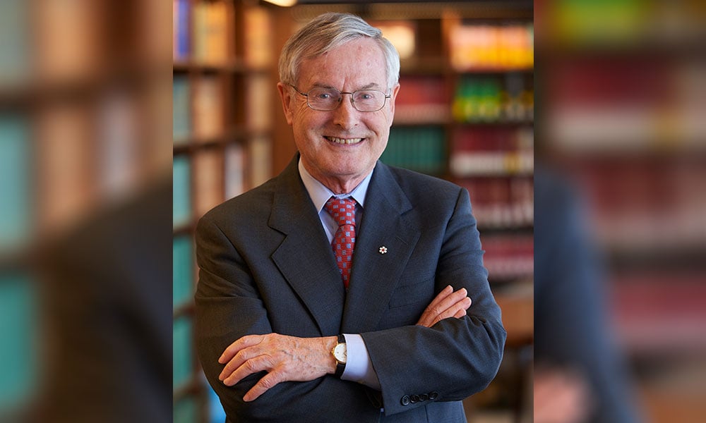 Renowned legal scholar and lawyer Peter Hogg dead at 80