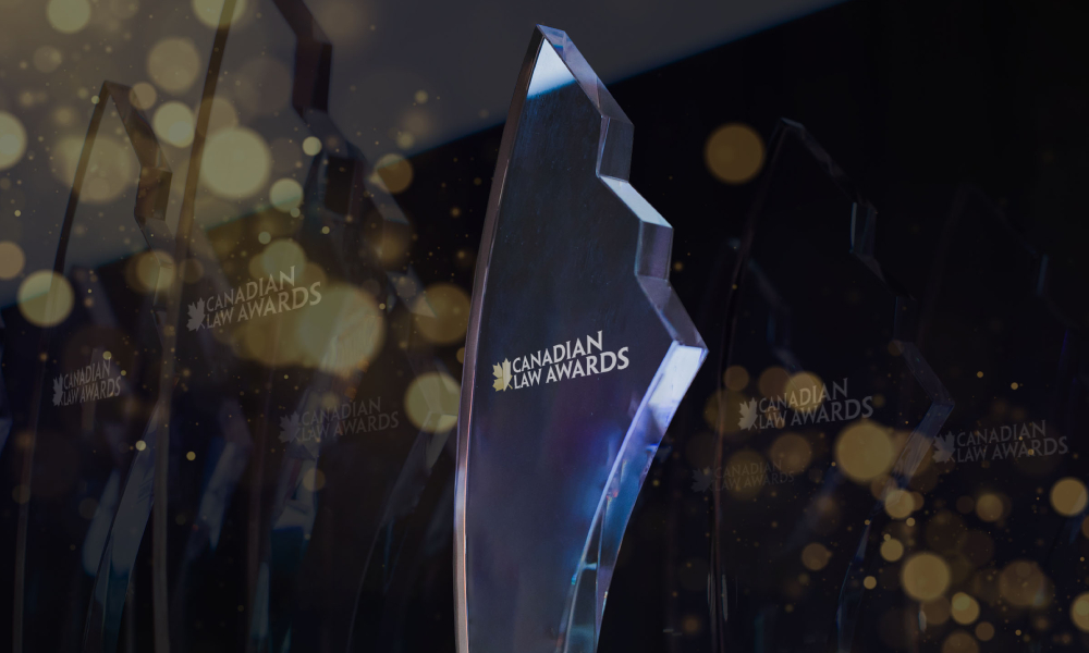 Nominations open today for Canadian Law Awards celebrating nation’s best law firms, deals, lawyers