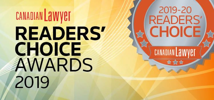 2019 Canadian Lawyer Readers' Choice Awards