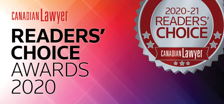 2020 Canadian Lawyer Readers' Choice Awards