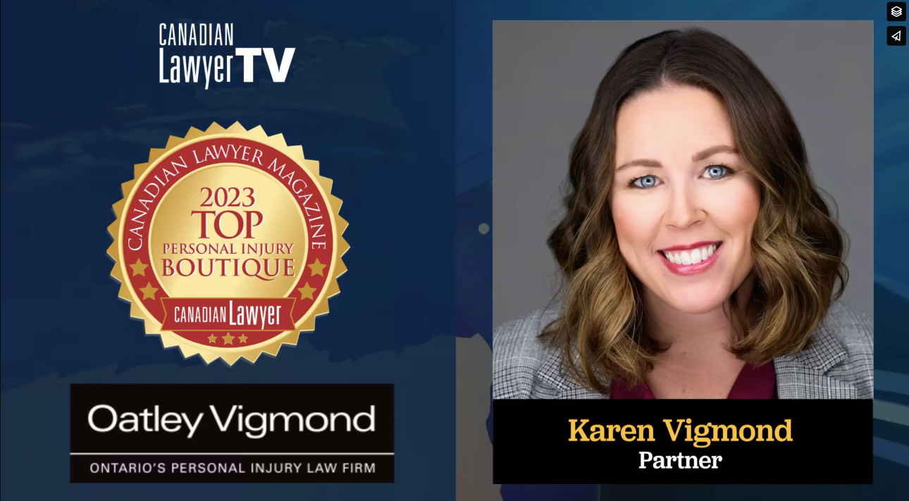 Karen Vigmond, partner at Top Personal Injury Boutique Oatley Vigmond LLP