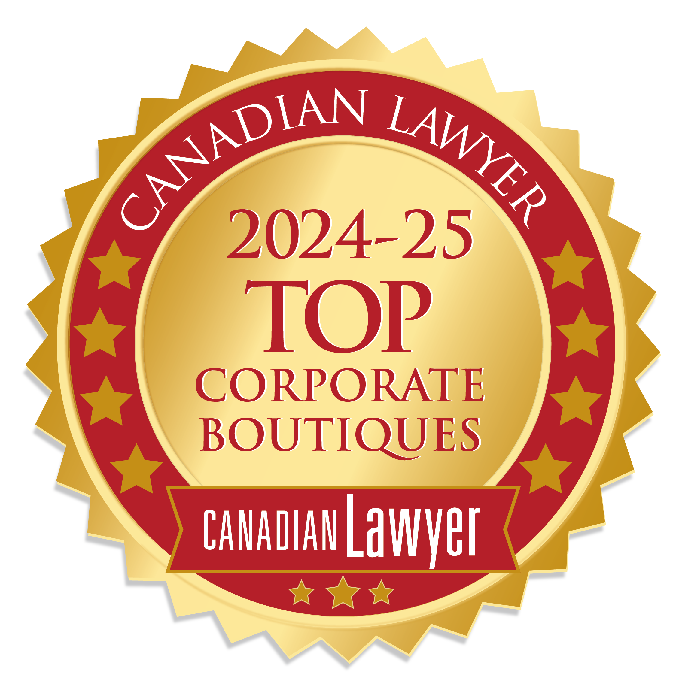 The Top Corporate Law Firms in Canada, Boutique