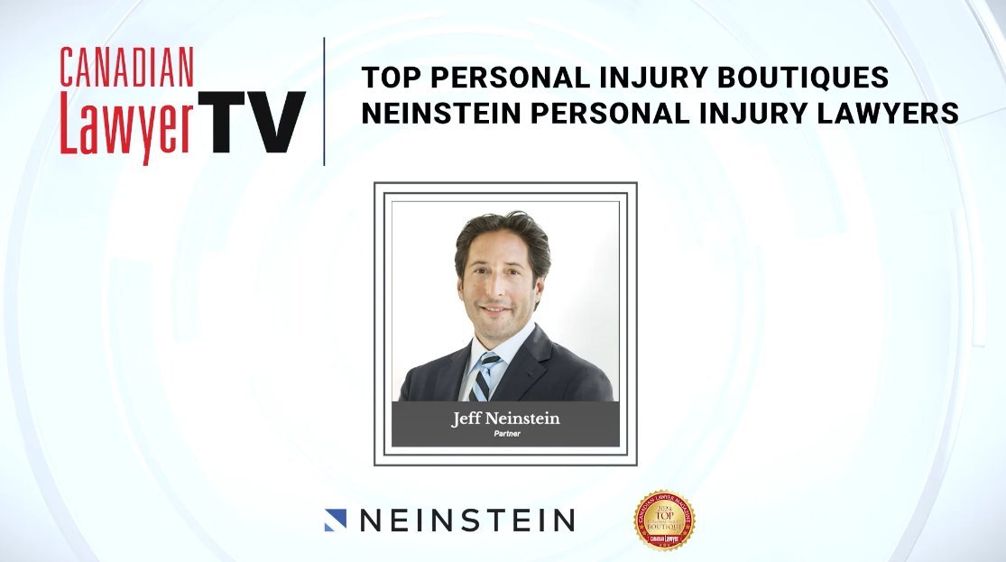 Personal injury highly complex, nuanced, and specialized — and Neinstein has the required expertise