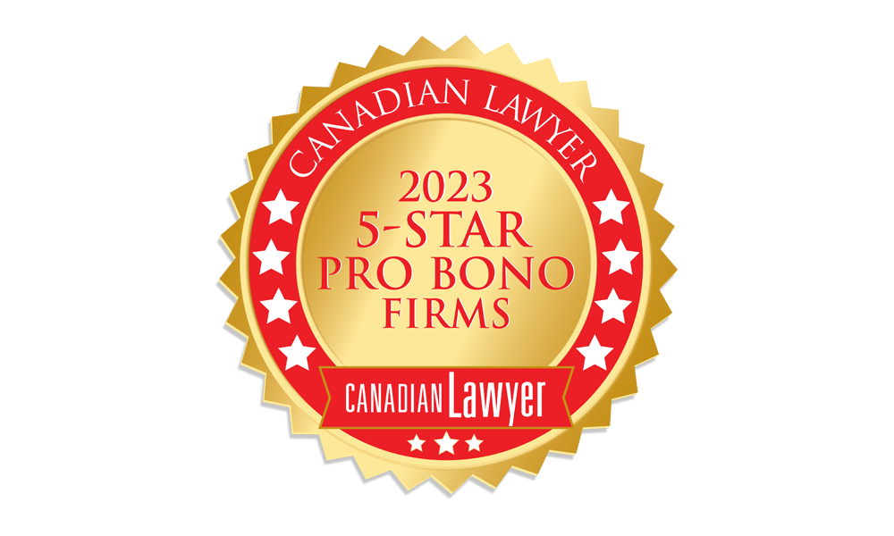Best Pro Bono Law Firms in Canada | 5-Star Pro Bono Firms 2023