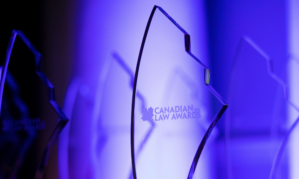 Winners in deals categories and the transactions they worked on celebrated at Canadian Law Awards