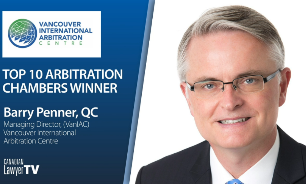 Barry Penner of Vancouver International Arbitration Center on the benefits of ADR