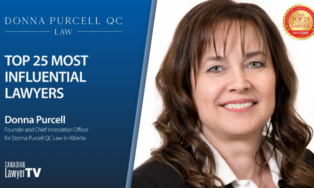 Top 25 Most Influential lawyer Donna Purcell on access to justice, innovation and legal technology