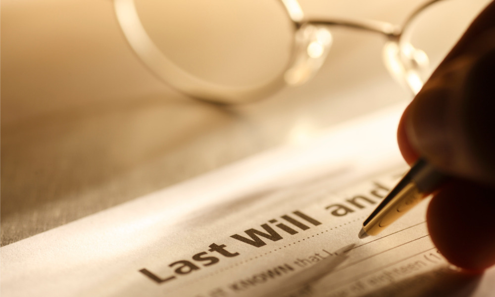 Supreme Court of BC declares deceased woman's will invalid due to lack of testamentary capacity