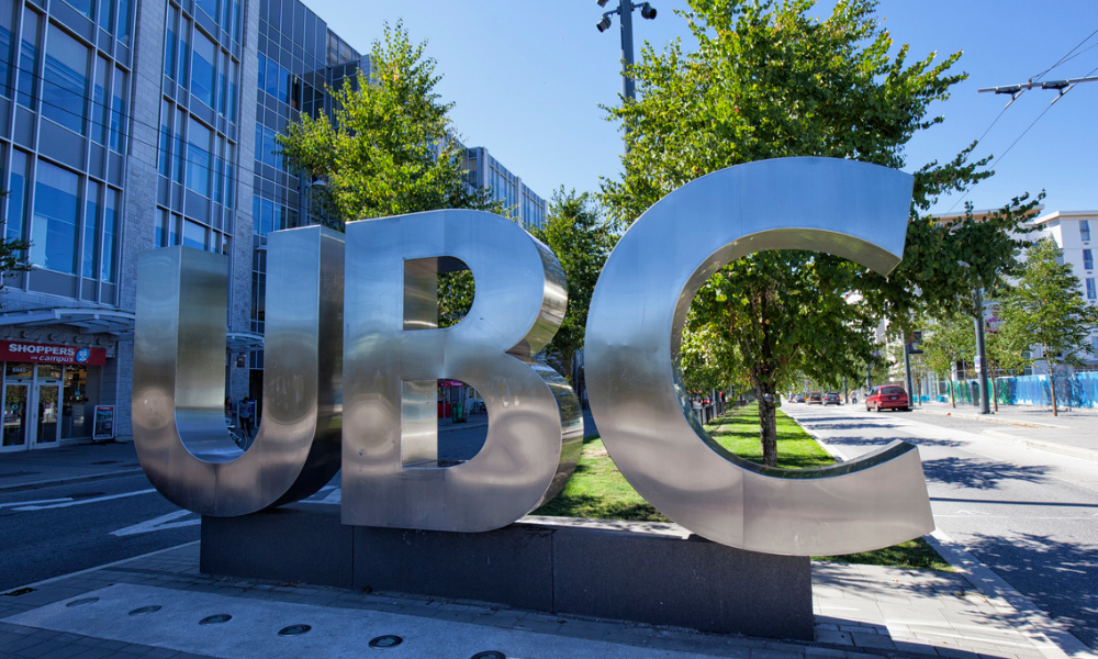 Studying law at the University of British Columbia
