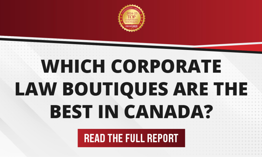 Get to know the best corporate boutique law firms in Canada
