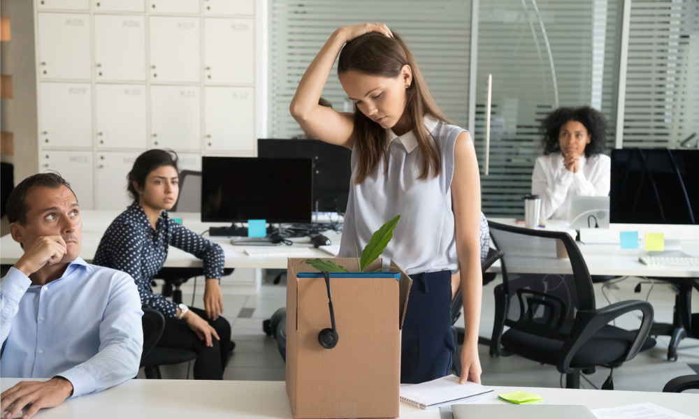 Avoiding stress caused by manner of dismissal