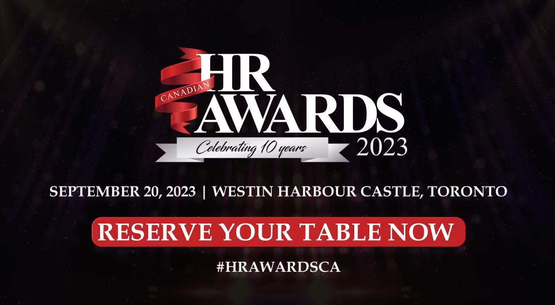 Join us for an unforgettable night at the Canadian HR Awards 2023