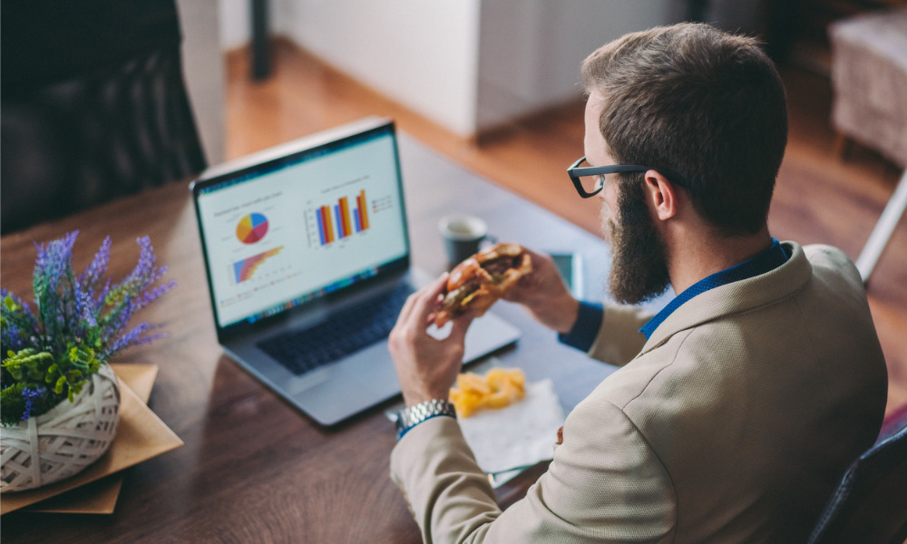 Many workers not taking lunch breaks