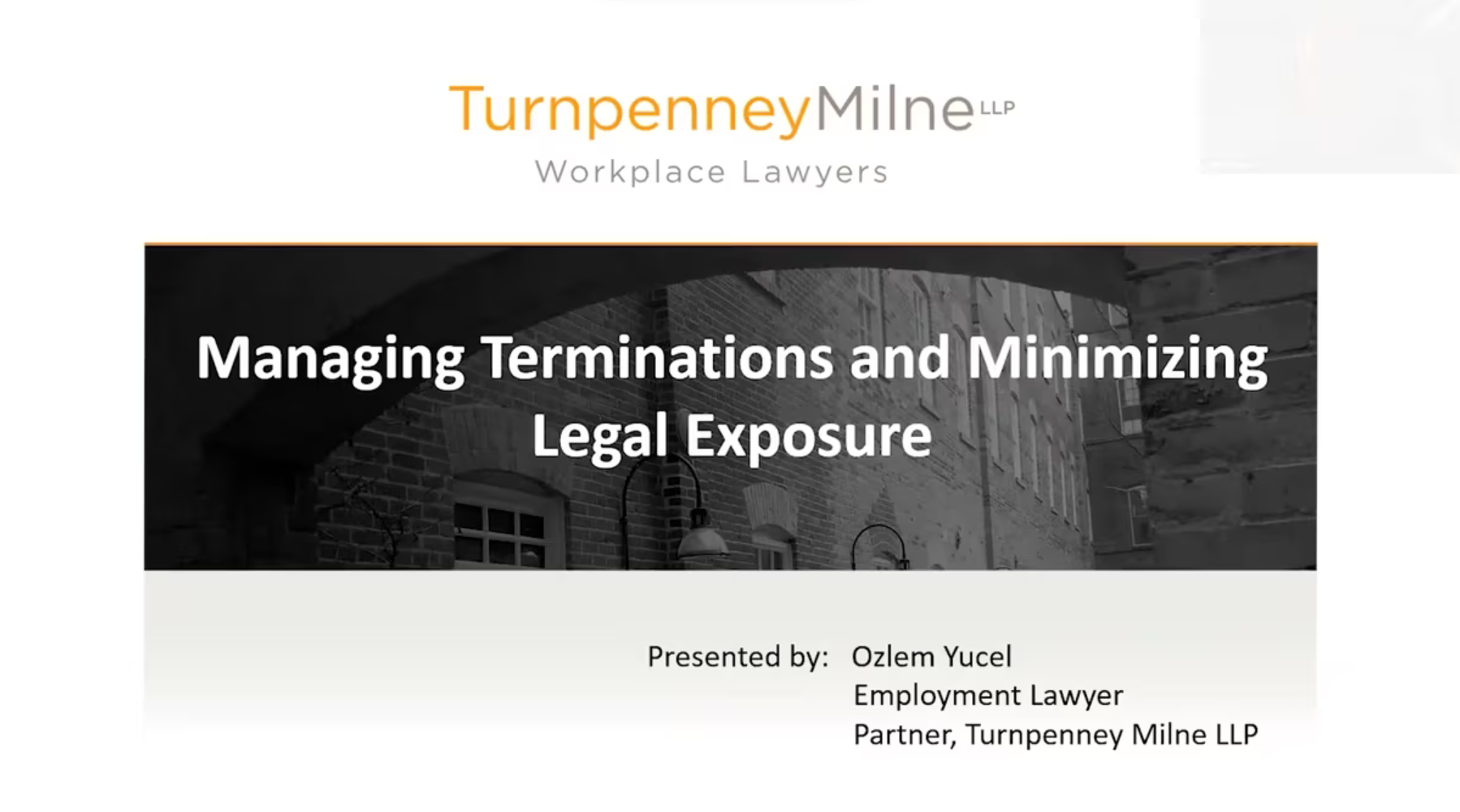 Managing Terminations and Minimizing Legal Exposure