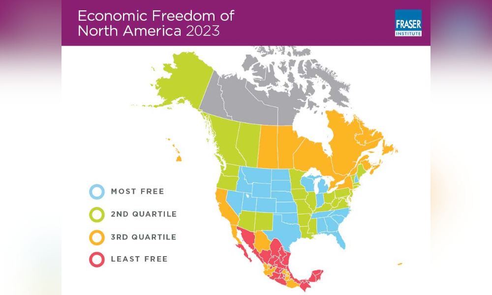Canadians' economic freedom has hit a new low, says Fraser Institute