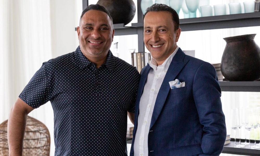 Why is comedian Russell Peters promoting pre-construction condo investment?