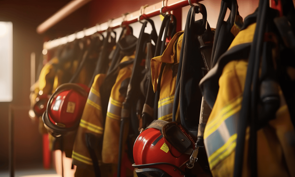 Should a firefighter hurt playing wallyball be given workers' comp?