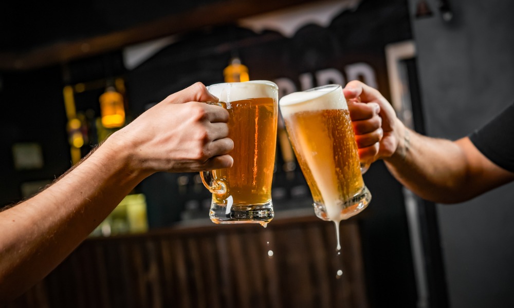 What liability arises from buying and letting employees drink alcohol?