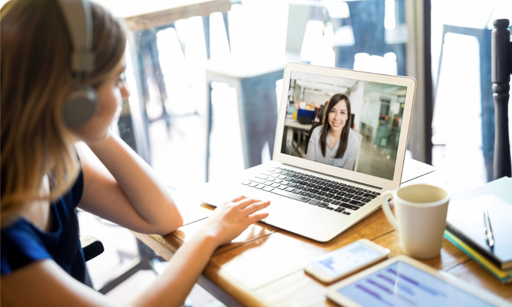 Awkward 'mistake' on video call goes viral