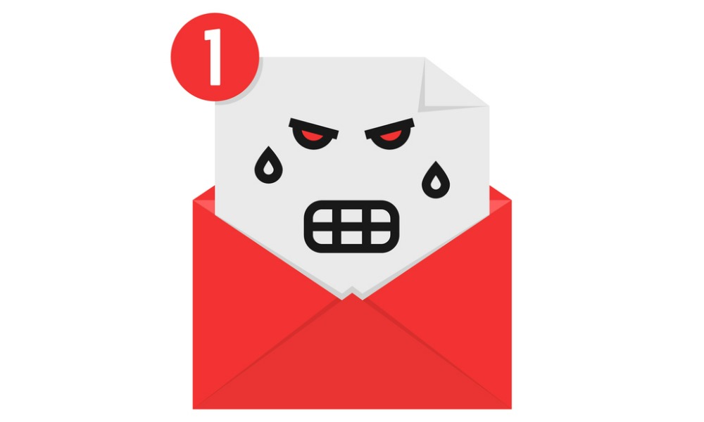 When does an ‘angry’ email constitute workplace bullying?