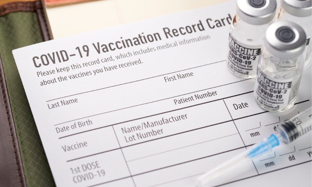 HR lands 'vaccine passport' for returning employees