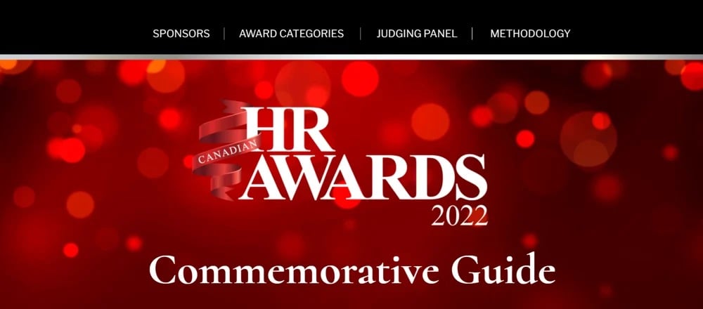Canadian HR Awards 2022 Commemorative Guide