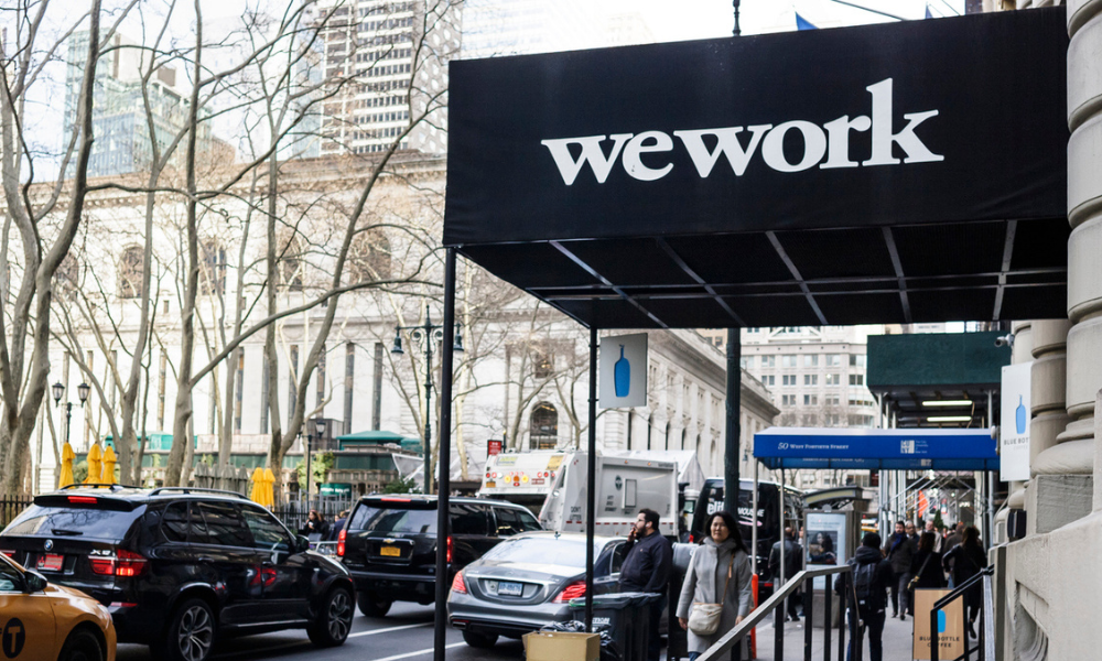 WeWork to close 'largely non-operational' office spaces in Toronto, Vancouver