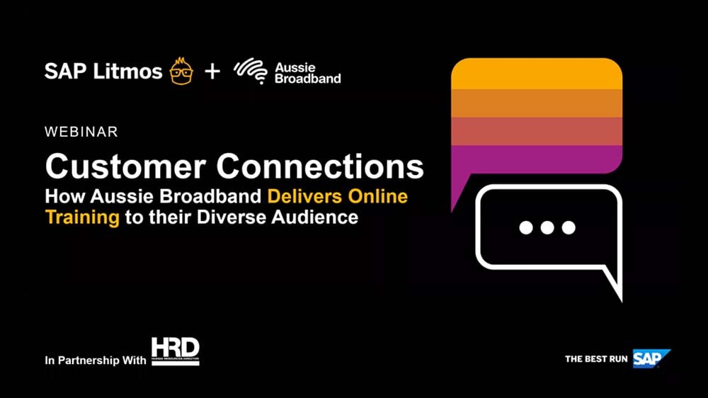 Customer connections: How Aussie Broadband delivers online training for a diverse audience