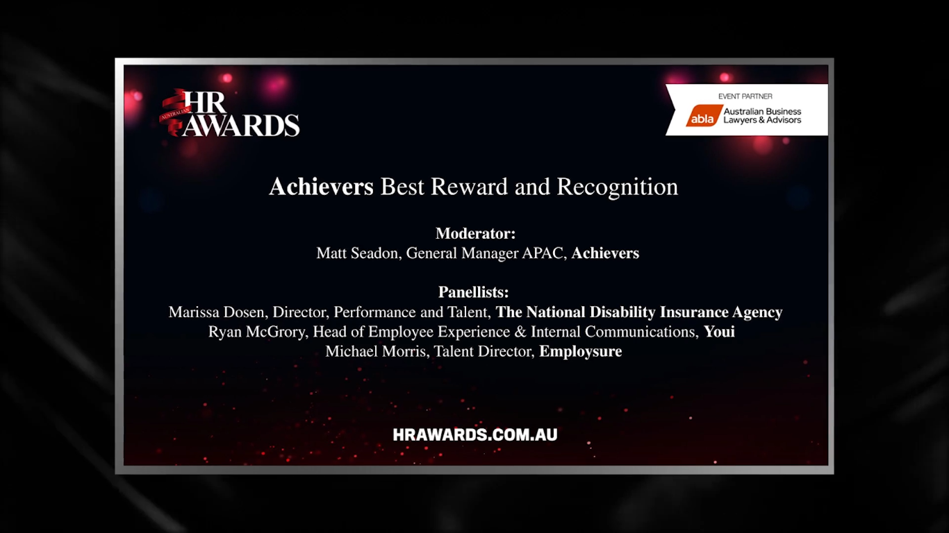 Achievers Panel - Best Reward and Recognition Program