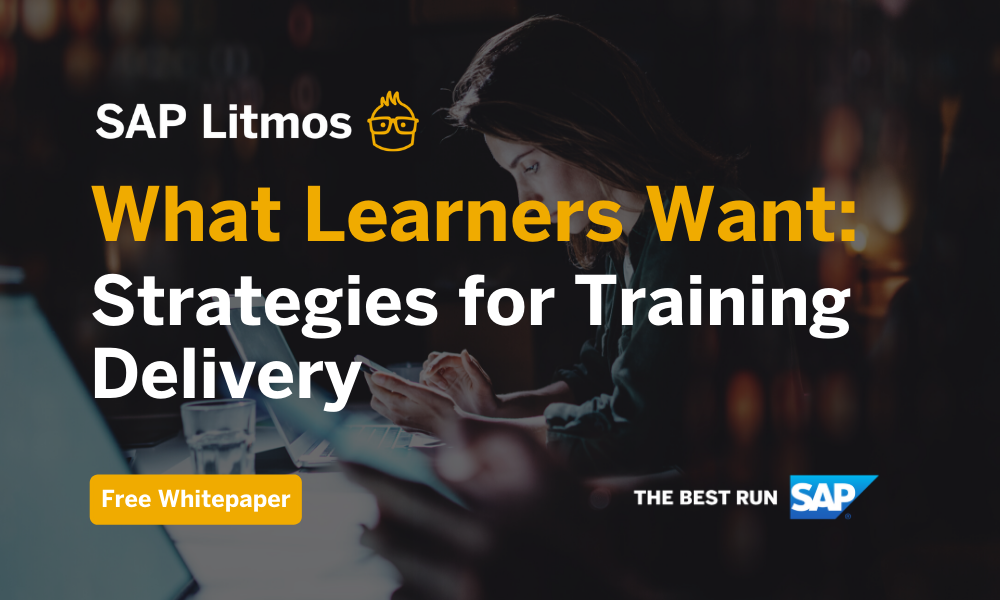 Free Whitepaper: What Learners Want. Strategies for Training Delivery