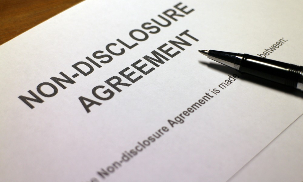 What is a non-disclosure agreement?