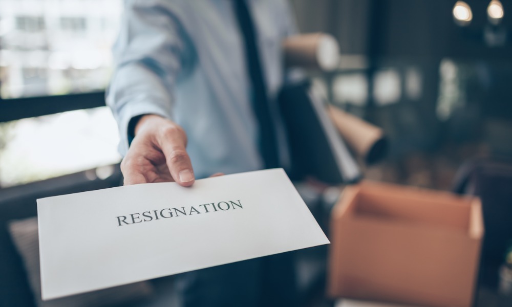 Was worker forced to resign after employer feedback?