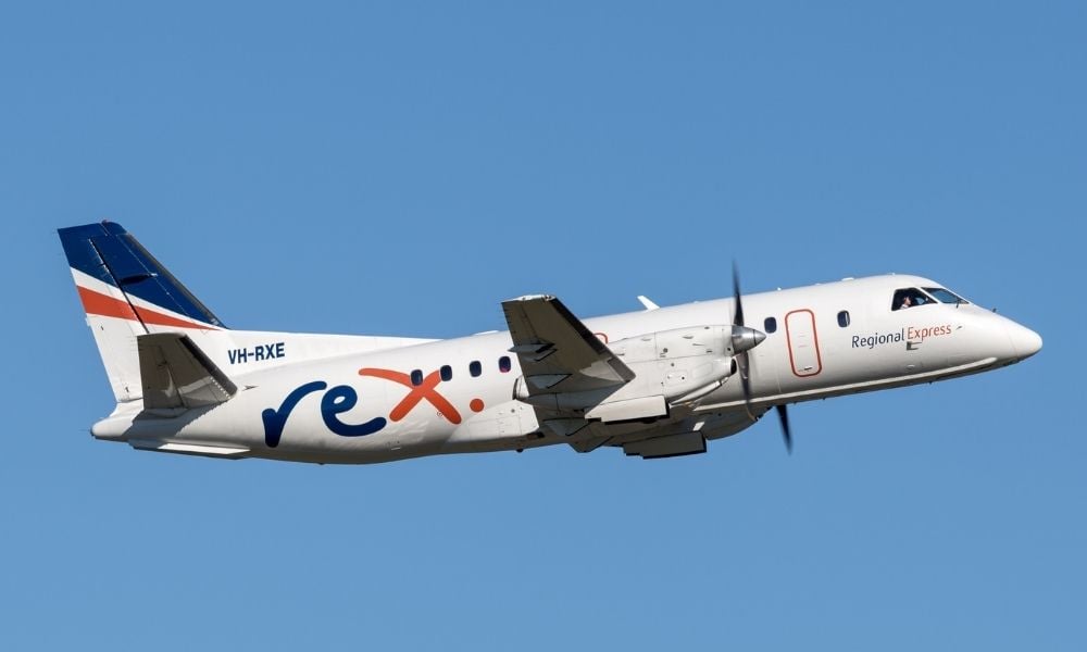 Rex Airlines announces November 1 vaccine deadline for frontline staff