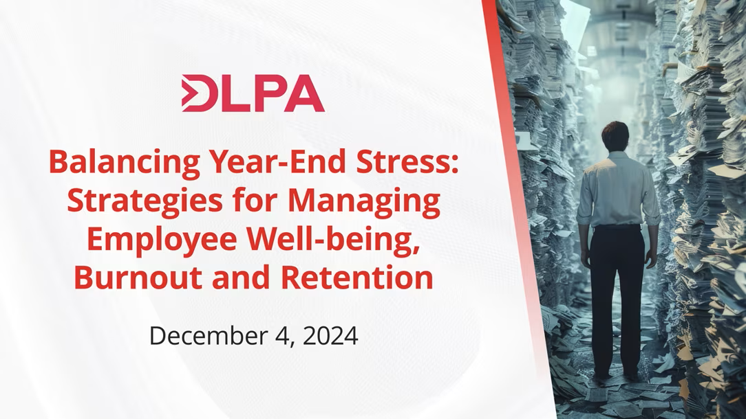 Balancing Year-End Stress: Strategies for Managing Employee Well-being, Burnout and Retention