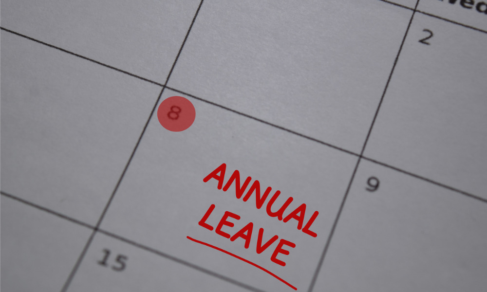 Excess unused leave? Employer makes one-off policy change