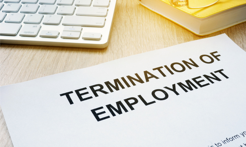 Can you terminate an employee over the phone?